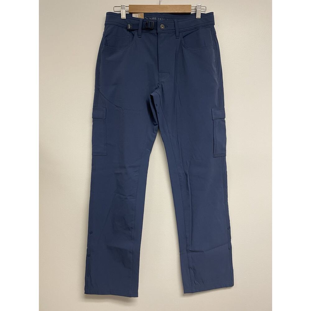 PrAna Pants Men's 32x32 Straight Leg Winter Lined Zion Pant - Equinox Blue - NEW